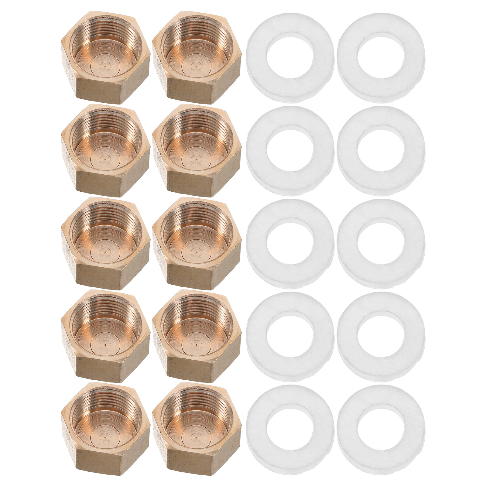 10 Pcs Compression Pipe Cap Br - Compression Fitting Brass review and price
