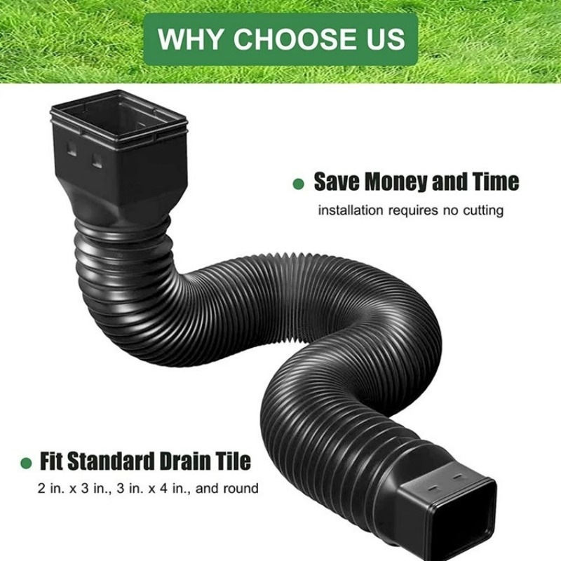 Flexible Retractable Downspout - Flexible Hose Braided review and price