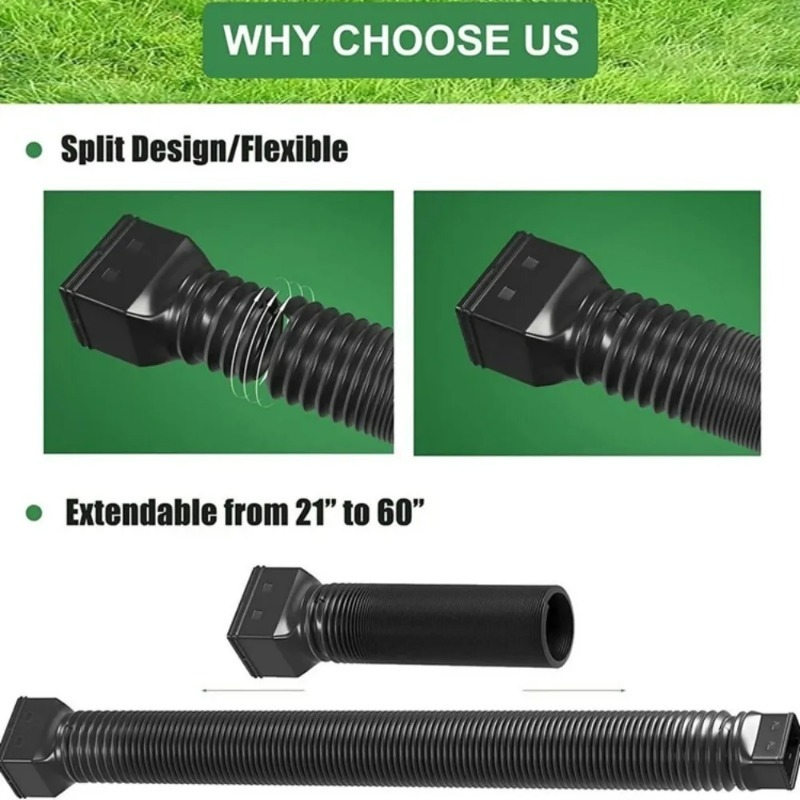 Flexible Retractable Downspout - Flexible Hose Braided review and price