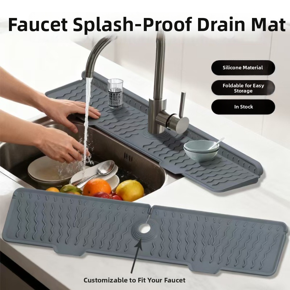 New Silicone Faucet Drain Mat  - Silicone Tap Washer review and price