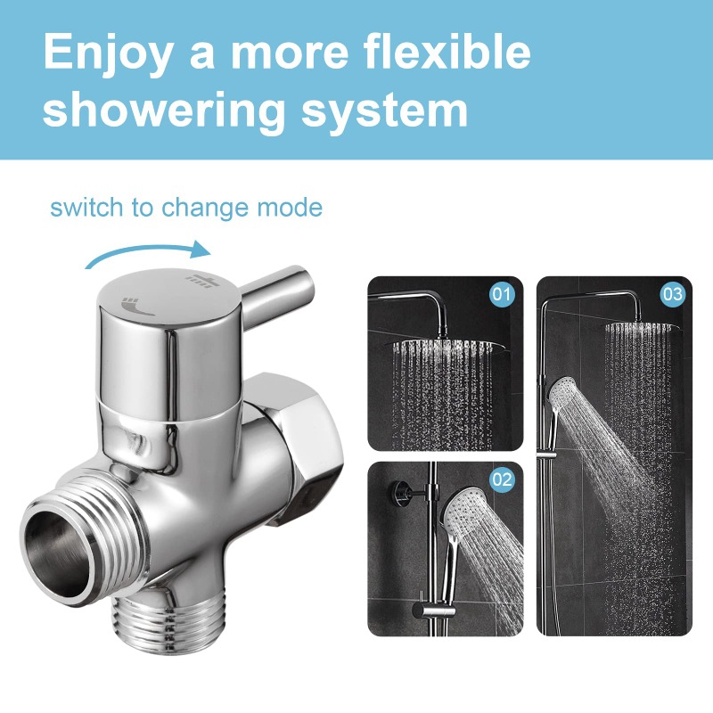 Brass Metal 3 Way Shower Head  - Shower Valve Cartridge review and price